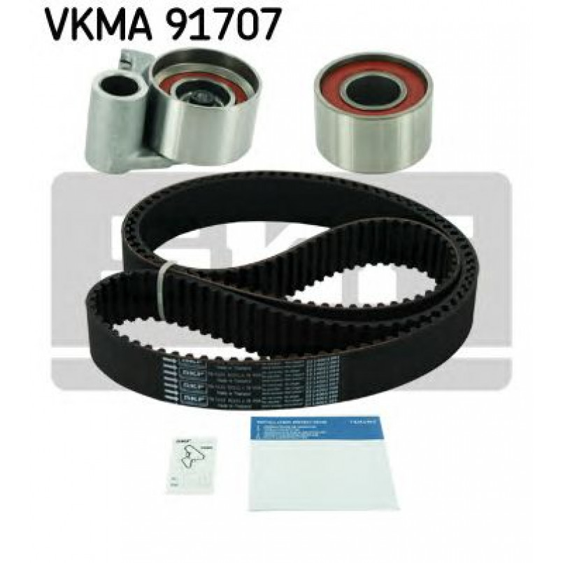 VKMA 91707 SKF Комплект (ремінь+ролики)